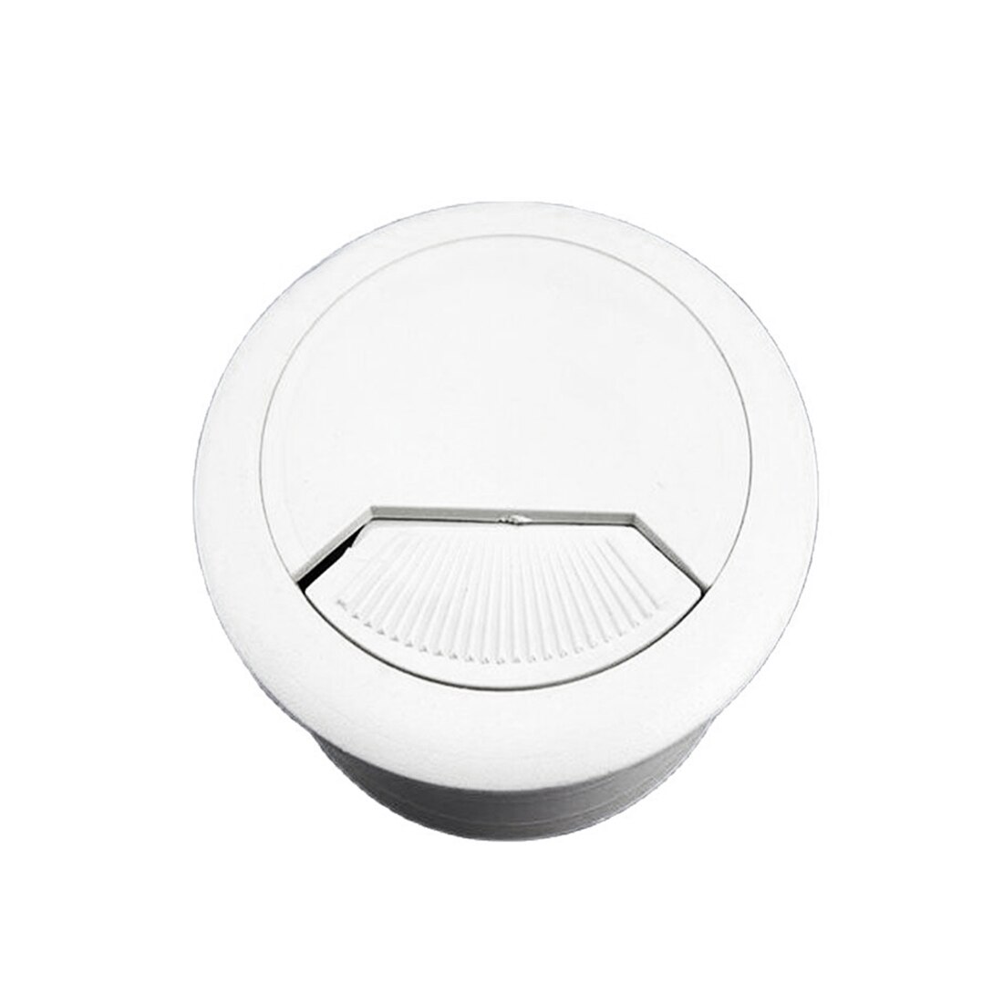 10pcs 60mm Wire Hole Cover Hardware Accessories Cable Tidy Outlet Switch Plate for Office Furniture Computer Grommet Desk Table