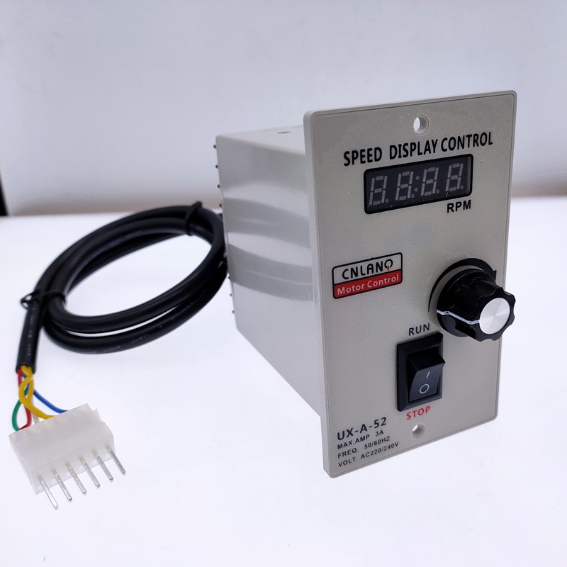 Digital display speed controller UX-A-52 400W AC 220V Motor Speed Pinpoint Regulator Controller Forward &amp; Backward 50/60hz