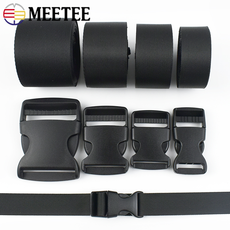 Gdfnmogo Lot De 2 Clips Molle - Sangles à Boucle Pour Sac à Dos, Ceinture En Nylon, Ajusteur De Sangle 38/24 Mm Pour Randonnée Et Camping