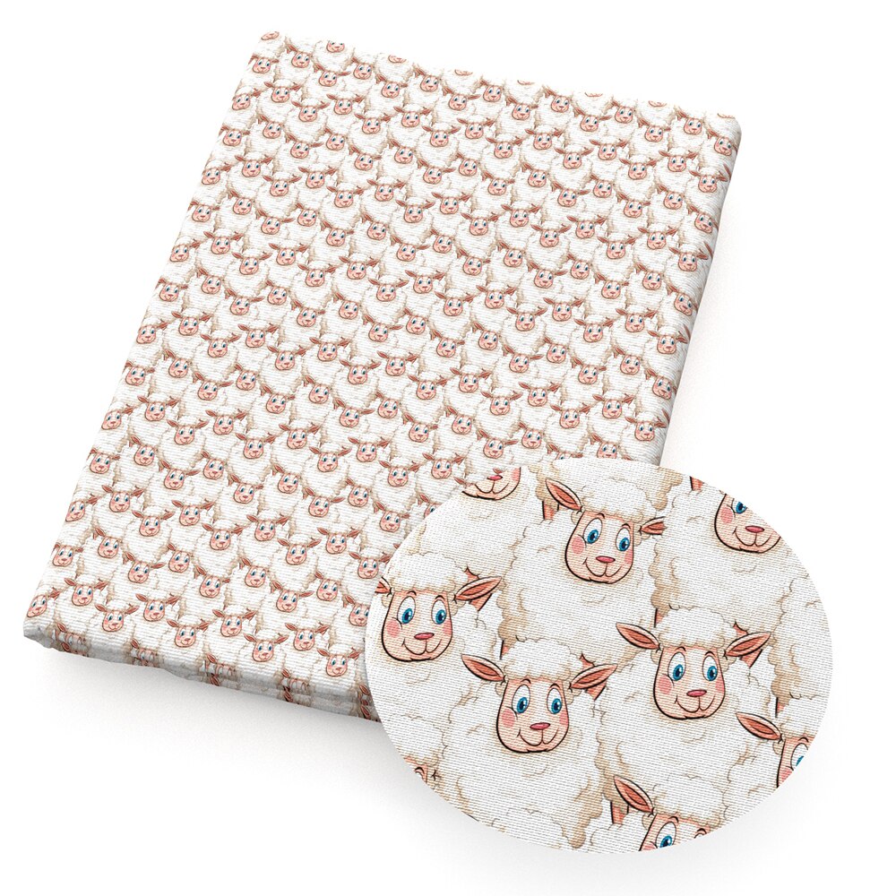 Tissu en coton Polyester imprimé girafe, 50x145cm, Patchwork, pour enfants, bricolage, courtepointe, couture artisanale, sac coussin, c11149