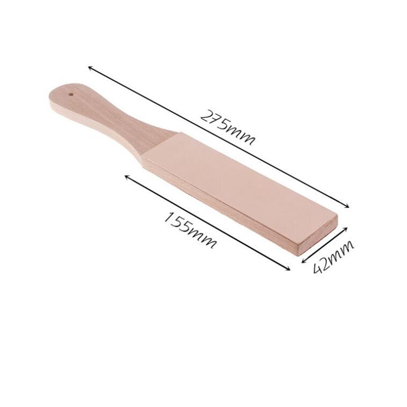 per Affilare I Coltelli impostato Manico in Legno in Pelle Affilatura coramella Fatti A Mano Rasoi Lucidatura E Lucidatura in Pelle di Cera in pasta