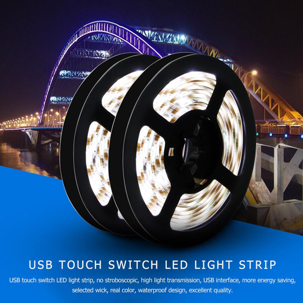 LED Touch Sensor Strip Light Stable Operation Reliable Multi-function Wardrobe Cabinet Night Lights Flexible Lamp Tape