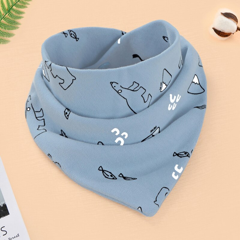 Warmom bomull bandana haklappar baby babador matning smock spädbarn rapa trasor tecknad saliv handduk baby äta tillbehör mjuka grejer: 20