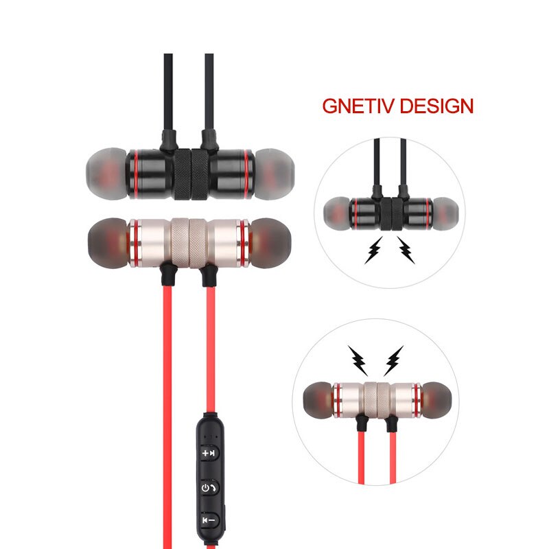 kabellos Bluetooth Kopfhörer Sport Magnetische Stereo Ohrhörer Fone De Ouvido Für IPhone Xiaomi Huawei Honor Samsung Redmi Headset