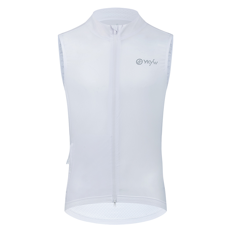 YKYWBIKE Heren Fietsen Vesten UPF50 + Fiets Gilet Waterdicht Racefiets Windjack Lichtgewicht Rijkleding Mouwloze Jas: XL / Black