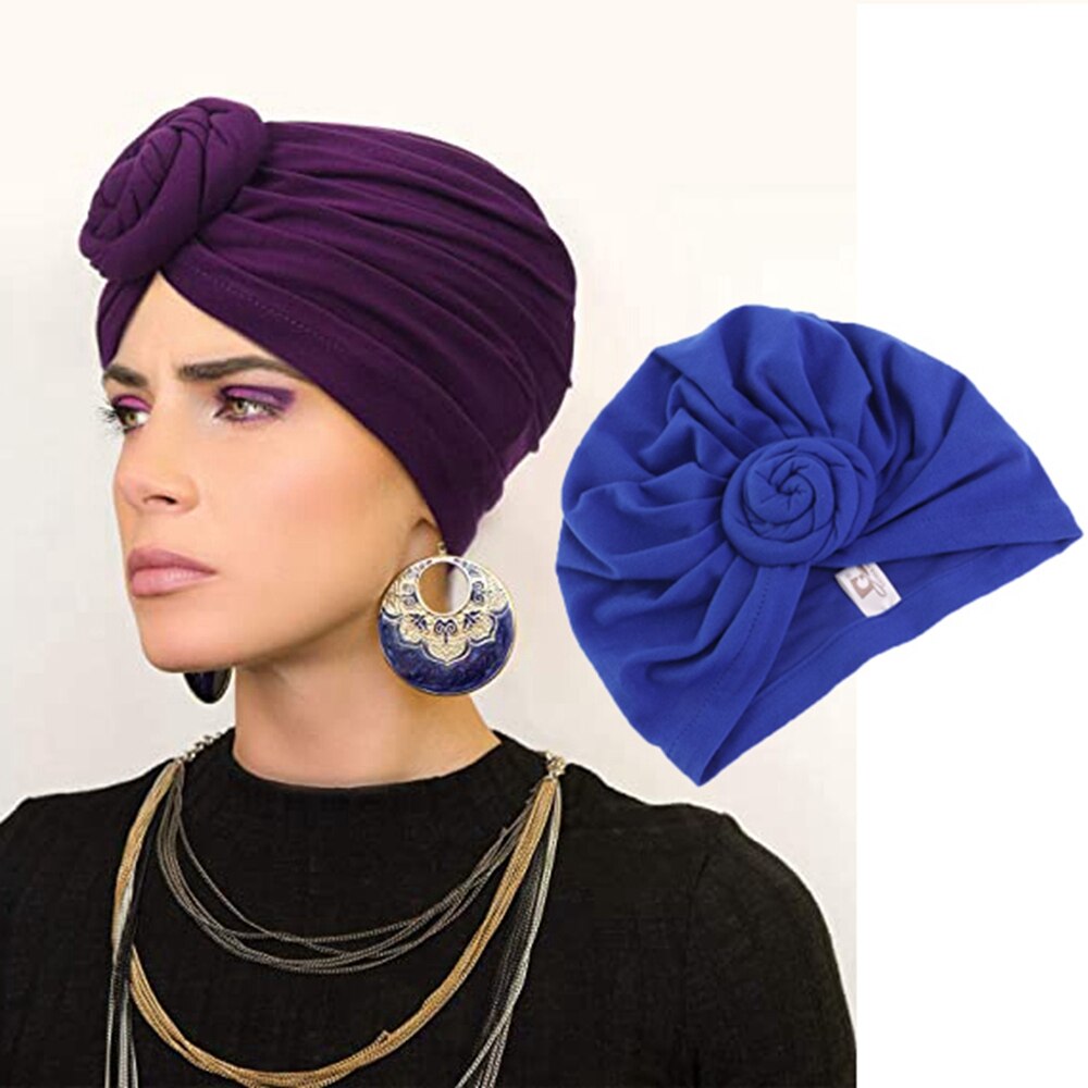 Afrikanische Muster Headwrap Pre-Gebunden Motorhaube Turban Kappen für Frauen Chemo Hut Baumwolle Kopftuch Weibliche 10 Farben trend