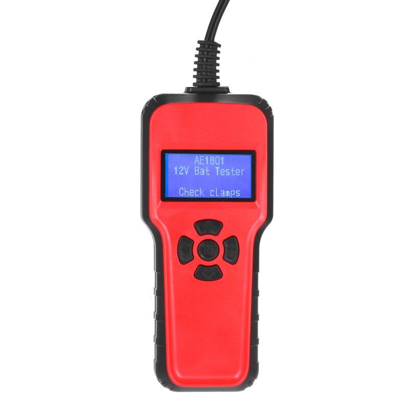 Digital Battery Analyzer Battery Capacity Tester Car Electric Load Charging System Detect AE1801 Car Battery Tester