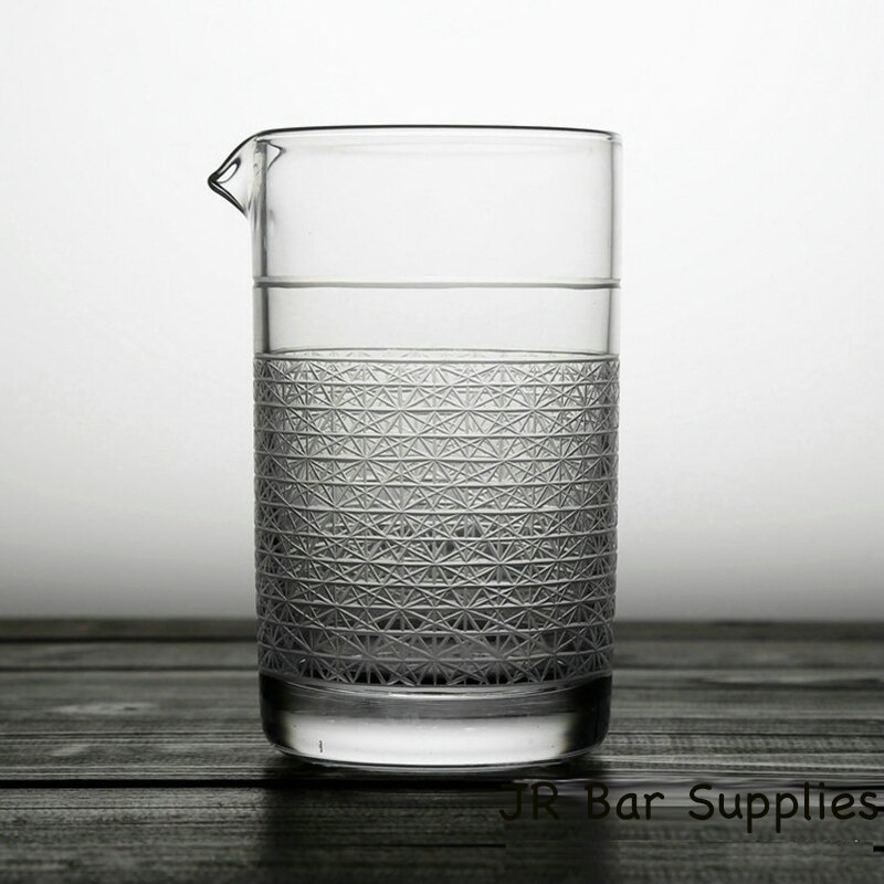 600ml Hand Blown Engraving Cocktail Mixing Glass