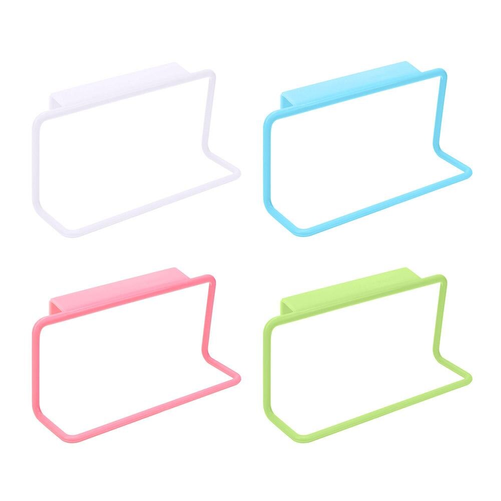 Cupboard Kitchen Cabinet Bathroom Towel Rack Plastic Towel Rack Hanging Holder Ties Bag Hanger Hanging Rack