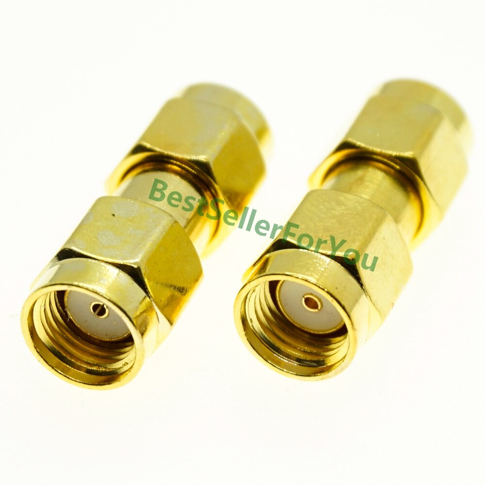 RP SMA male plug To RP-SMA male Straight RF connector Adapter