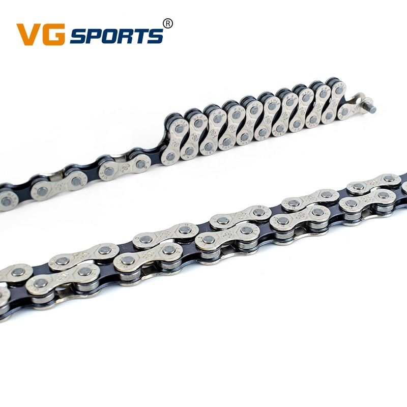 F80 bicycle chain silver 8 speed 116L bike chain 24 speed solid paltes mountain road bike chains 8S ultralight 307g boxed
