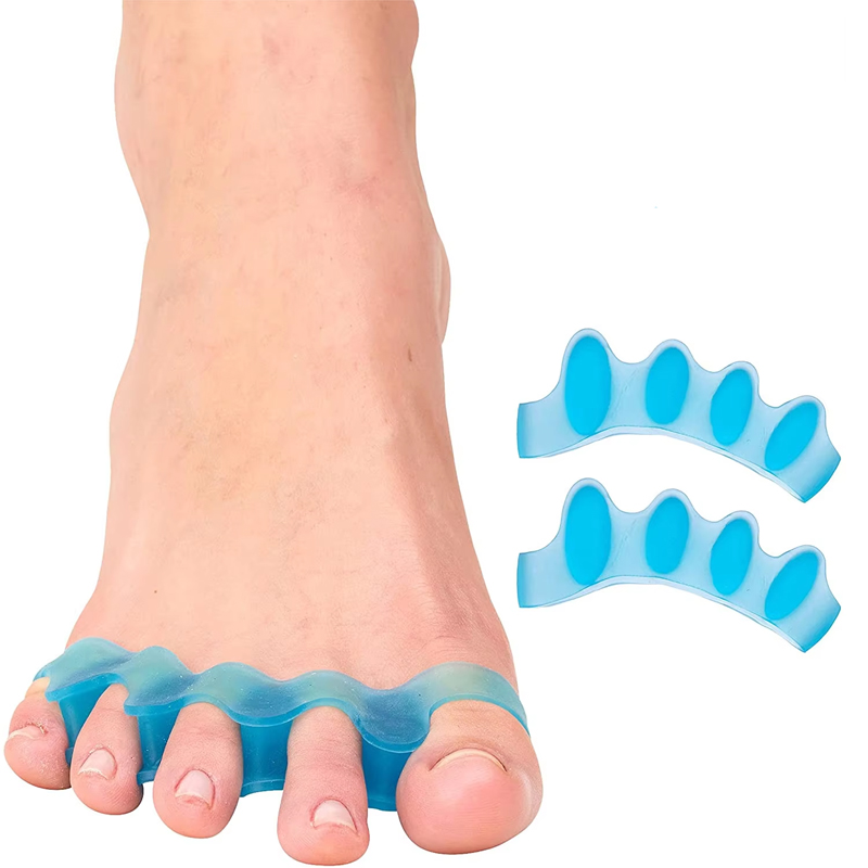 Toe Separators to Correct Bunions and Restore Toes to Their Original Shape,Straightener Toe Stretcher Big Toe Correctors: DARK GRAY