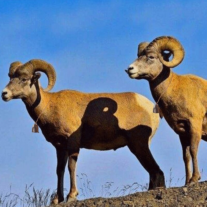 6 Stuks Metalen Koe Bel, Koebel Retro Bel Voor Paard Schapen Grazen Koper, Koe Bells Lawaai Makers