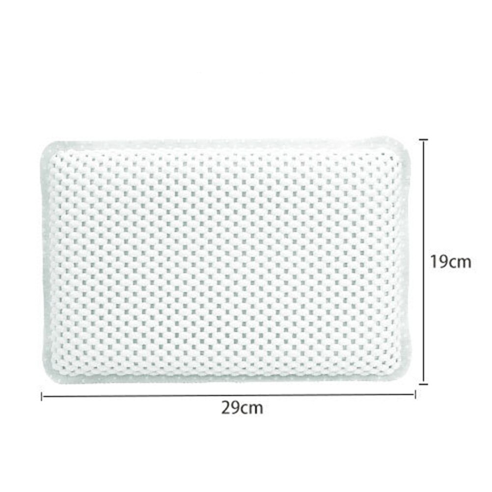 1pc Bath Pillow Bathtub Pillow Round Sponge Bath Cushion Spa Pillow Suction Bathtub Pillow for Bathroom