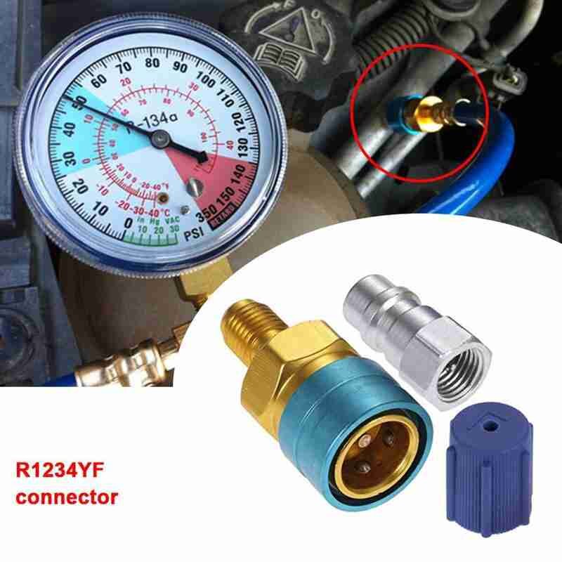 Adapter R1234YF Quick Paar Te R134a Lage Kant Fitting Auto Airco Montage Auto Accessoire