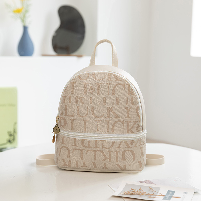 Mini Backpack Retro Crossbody Bag Small Cute Purse Leather PU Little Backpack for Women Trip Travel Outting Bag: Khaki