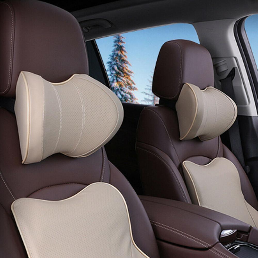 Car Seat Head Neck Rest Massage Auto Pillow Space Memory Neck Headrest Car Cover Vehicular Pillow Seat Headrest Accessories