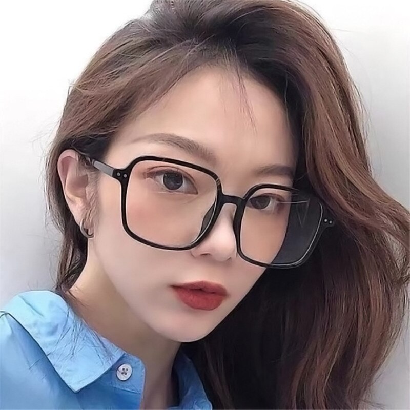 Anti Blue Light Block Glasses Square Eyeglasses Women Optical Frame Transparent Female Eyewear Men Filter Reduces Male