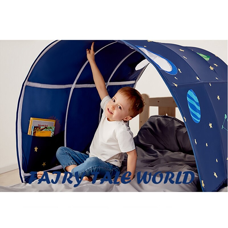 Carpa de juguete de Teatro Infantil, casa pequeña plegable, tienda de juegos portátil, decoración de cama, túnel para gatear, piscina de juguete para niños