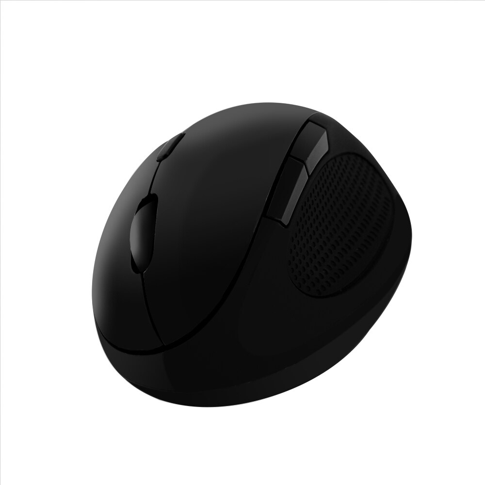 Verticale Ergonomische Muis Ergonomische Gamer Muis Kit Usb Oplaadbare Gaming 2.4G Draadloze Mause Voor Pc Laptop Notebook Computer: Black