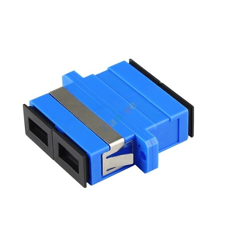 100Pcs SC Fiber Optic Connector Adapter OM3 SC / UPC SM Flange Singlemode Simplex SC-SC APC Coupler