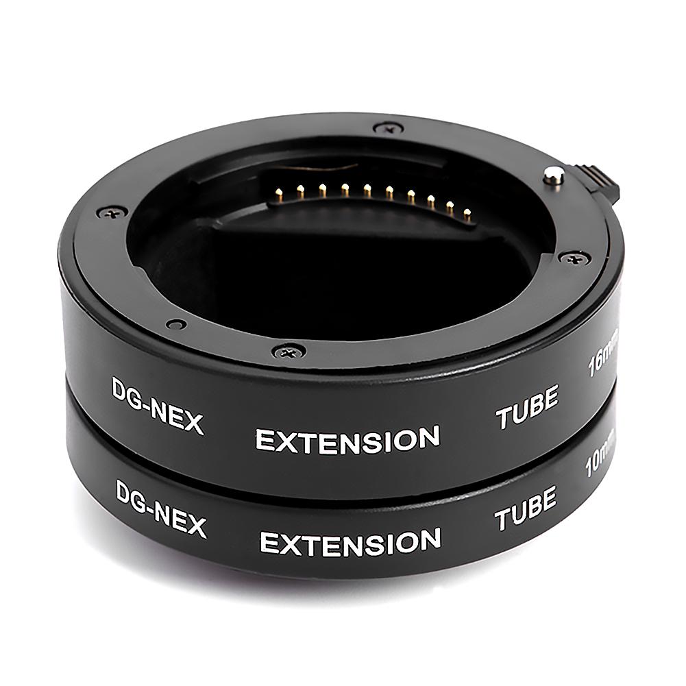 Camera Extension Tube Kit Metalen Auto-Focus Macro 10Mm 16Mm Professionele Lenzen Accessoires Voor Sony Nex E-Mount Camera