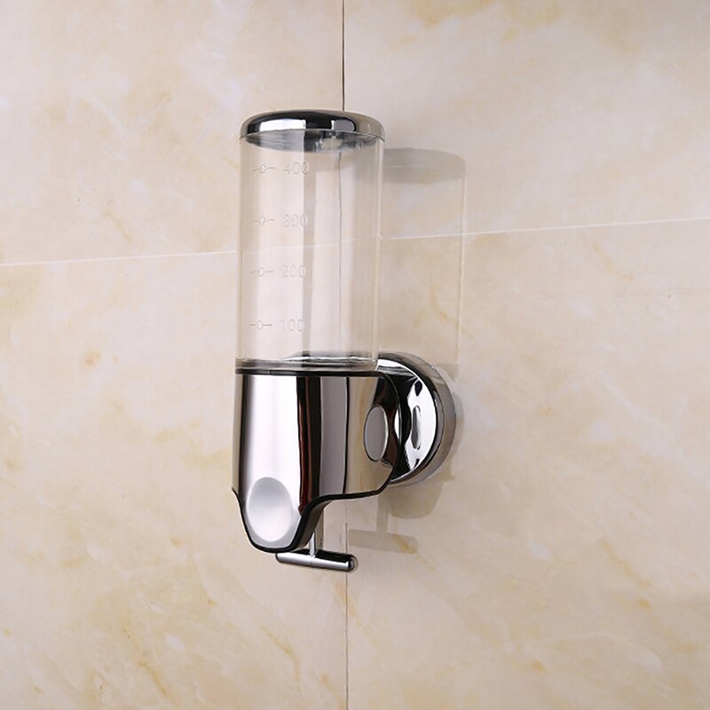 Wall Mount Shower Shampoo Dispenser Auto Touch-free/ Manual Stainless Steel Soap Dispenser