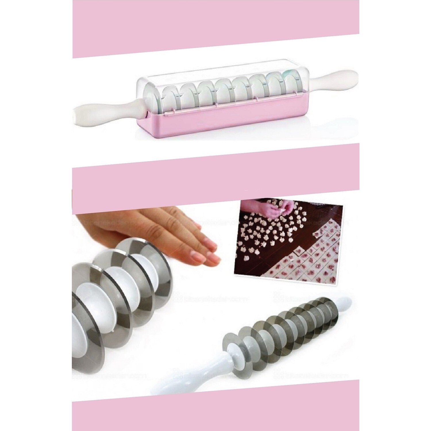 Mantimatik-Rodillo para cortar Pasta Ravioli, utensilio de cocina práctico, con cuchillo