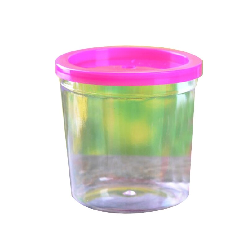 Mini pecera portátil de plástico, Pez transparente de acuario para tortuga Betta, Medusa, Kit de iniciación: A-1