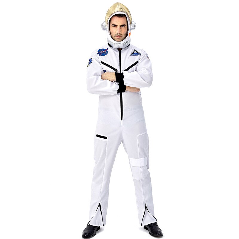 Jyzcos astronaut kostyme klær halloween kostymer til menn voksen maskerade fest jul karneval kostyme