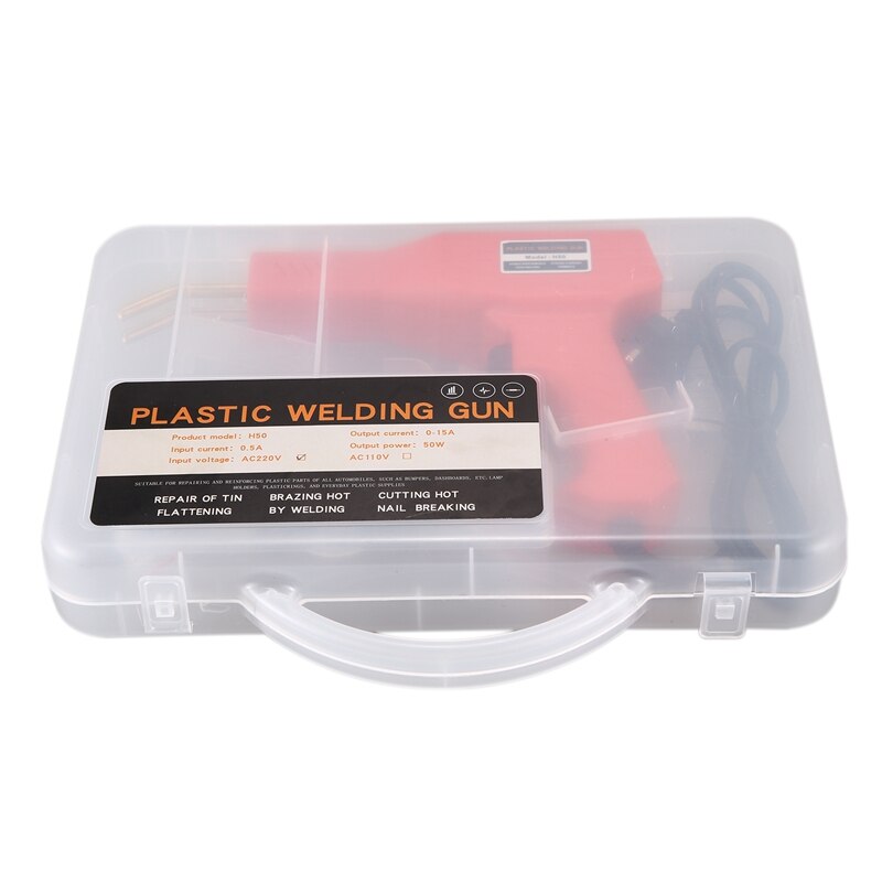 Eu plugg,plast sveisemaskin garasjeverktøy pvc plastreparasjonsmaskin termisk stiftemaskin bilstøtfanger reparasjon