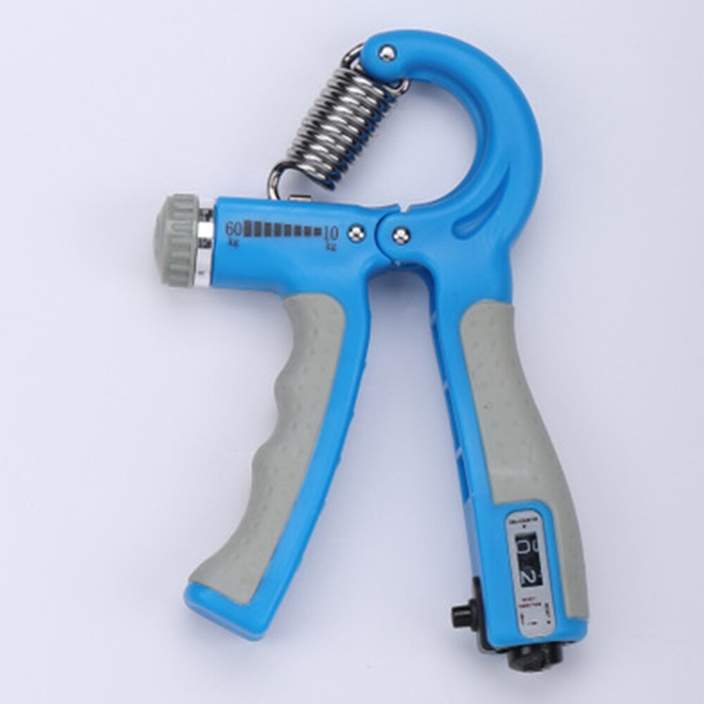 Gym Fitness Hand Grip Men Adjustable Finger Heavy Exerciser Strength for Muscle Recovery Hand strengthener Gripper Trainer: Sky Blue