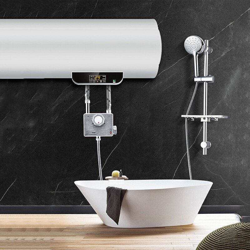 Stainless Steel Electroplating Intelligent Automatic Thermostatic Mixing Valve Temperature Control Shower Faucet