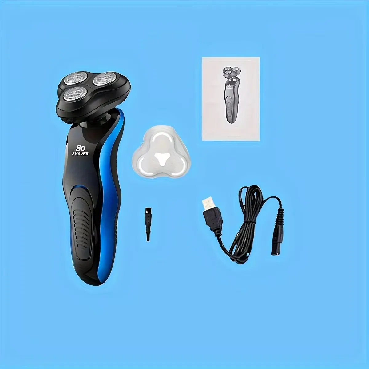 1pc-Shaver Male 8D Three-in-one Electric Razor Men... – Vicedeal