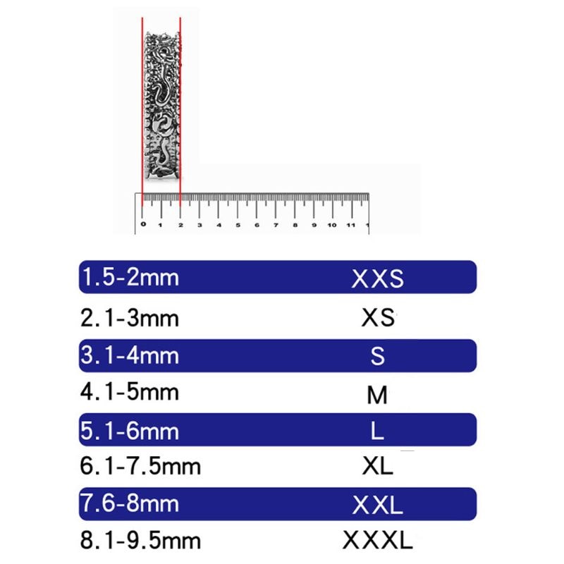 8 Maten Siliconen Onzichtbare Ring Maat Richter Reducer Ring Sizer Fit Elke Ringen