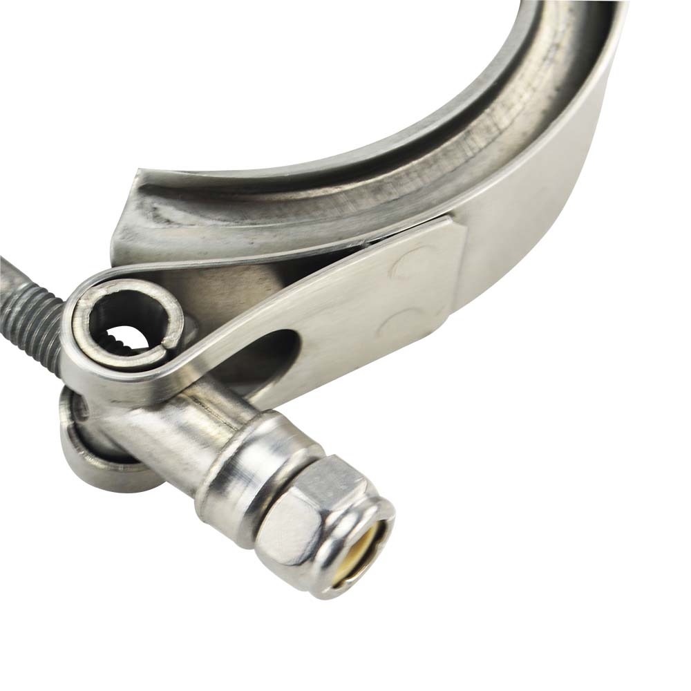 Stainless steel 304 v band clamp for turbo exhaust downpipe v band exhause clamp
