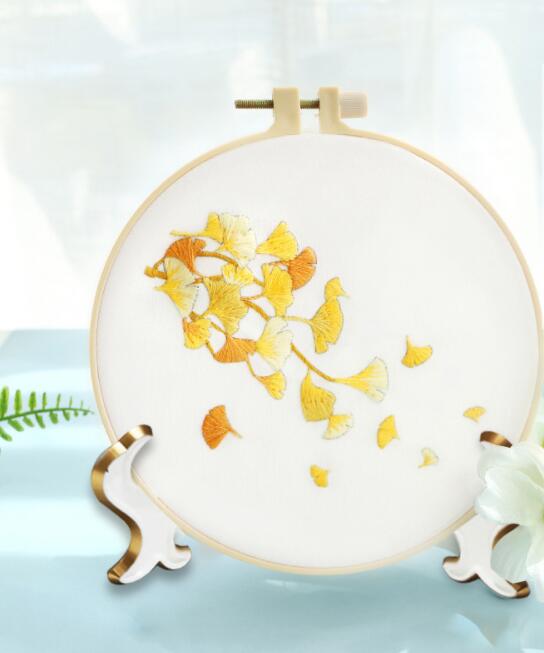 DIY Embroidery Flower Painting Interesting Handicrafts DIY Material Kits Beginner Embroidery Embroidery Kit Stitch Kit: 415