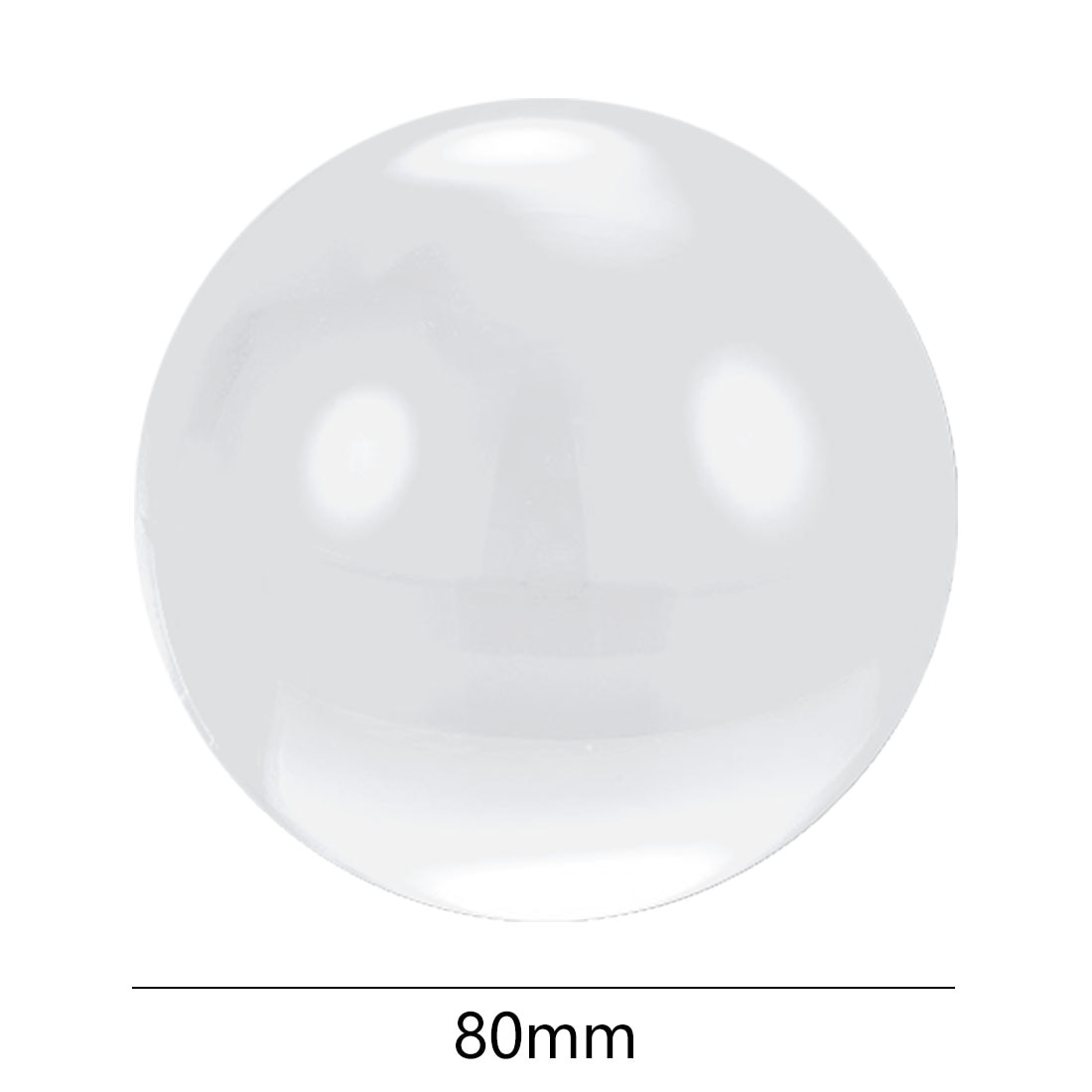 Fotografía bola de cristal 80mm esfera fotografía foto sesión accesorios lente transparente redonda esfera artificial decoración