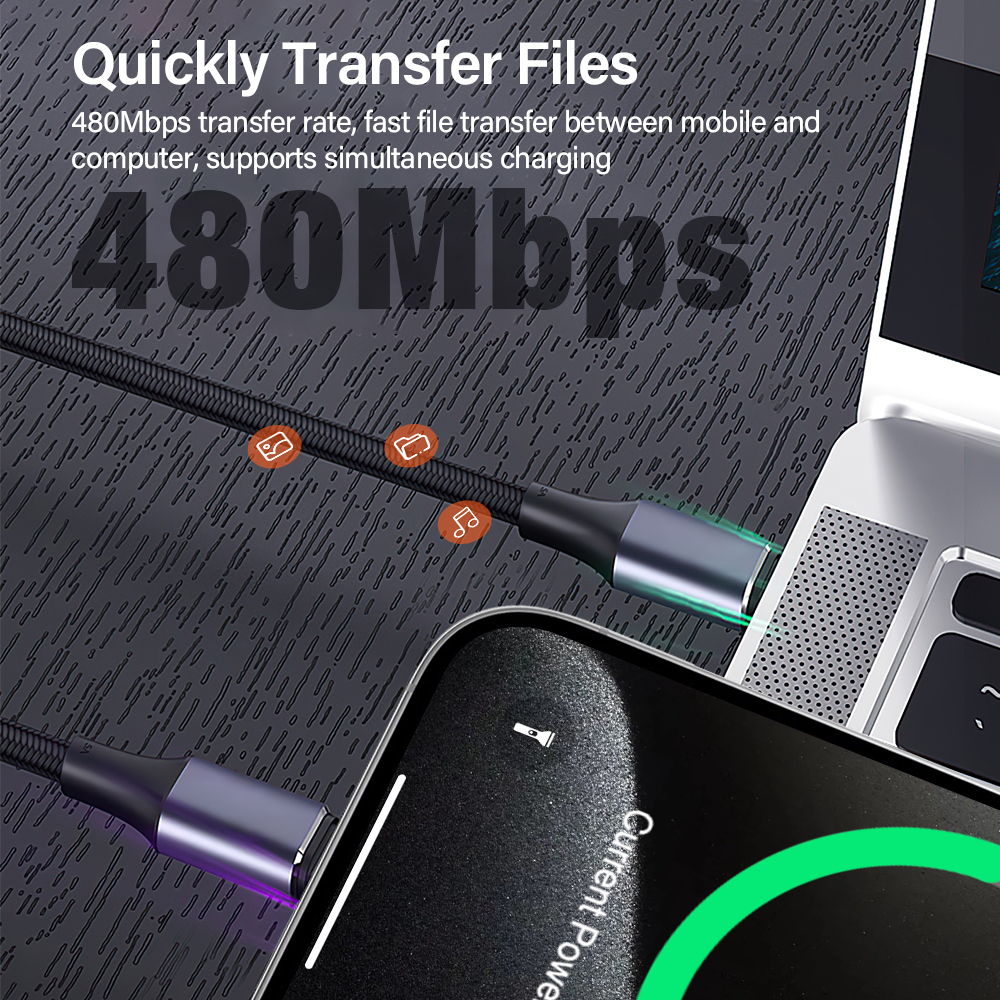 100W USB C To USB Type C Cable For iPhone 16 15 Plus Pro max USB C PD Fast Charger Cord USB-C Type-c Cable For Macbook Pro 1M 3M