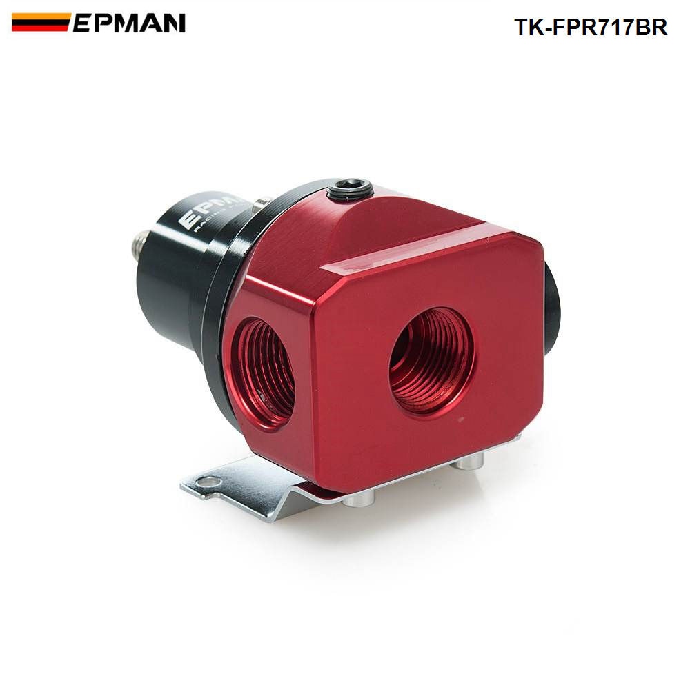 EPMAN jdm-Regulador de presión de combustible ajustable FPR, accesorio para Cherokee XJ 84-05 TK-FPR717BR, con calibre 160psi/No con) AN10