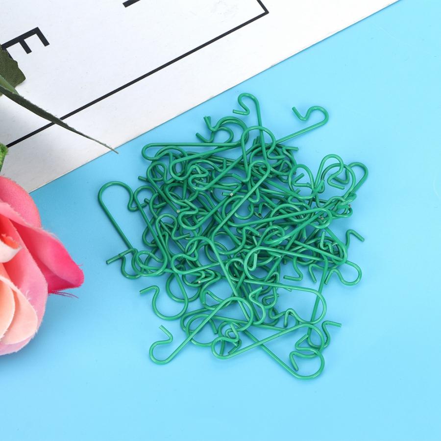 100pcs Multi-purpose Metal S Shape Hooks Christmas Tree Holder Decoration Accessory Metal Hook