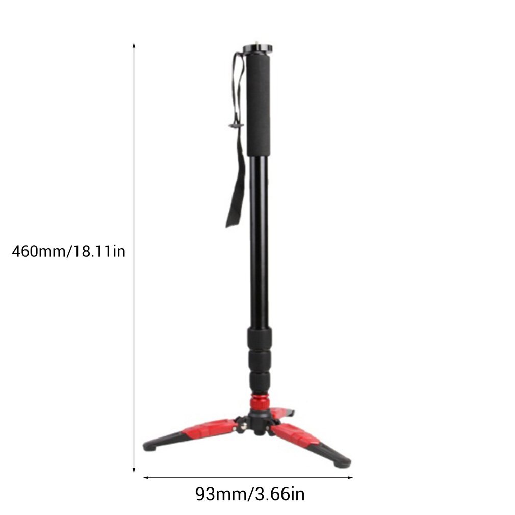 ACEHE Camera Monopod - Professional Photography & Video Tripod - Folded 100mm - Aluminum & PC