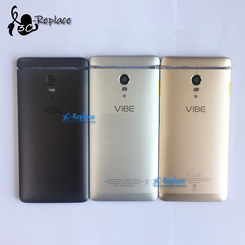 Carcasa trasera de 5,5 pulgadas para Lenovo Vibe P1, P1c72, P1a42, P1c58, cristal de cámara