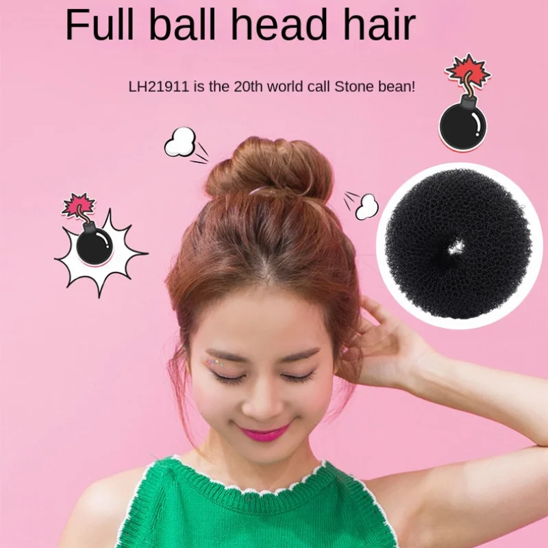 3 Größen Magic Hair Bun Maker Donut-Schaumschwamm Einfacher großer Ring Haar-Styling-Werkzeuge Produkte Frisur Frauen Mädchen Haarschmuck