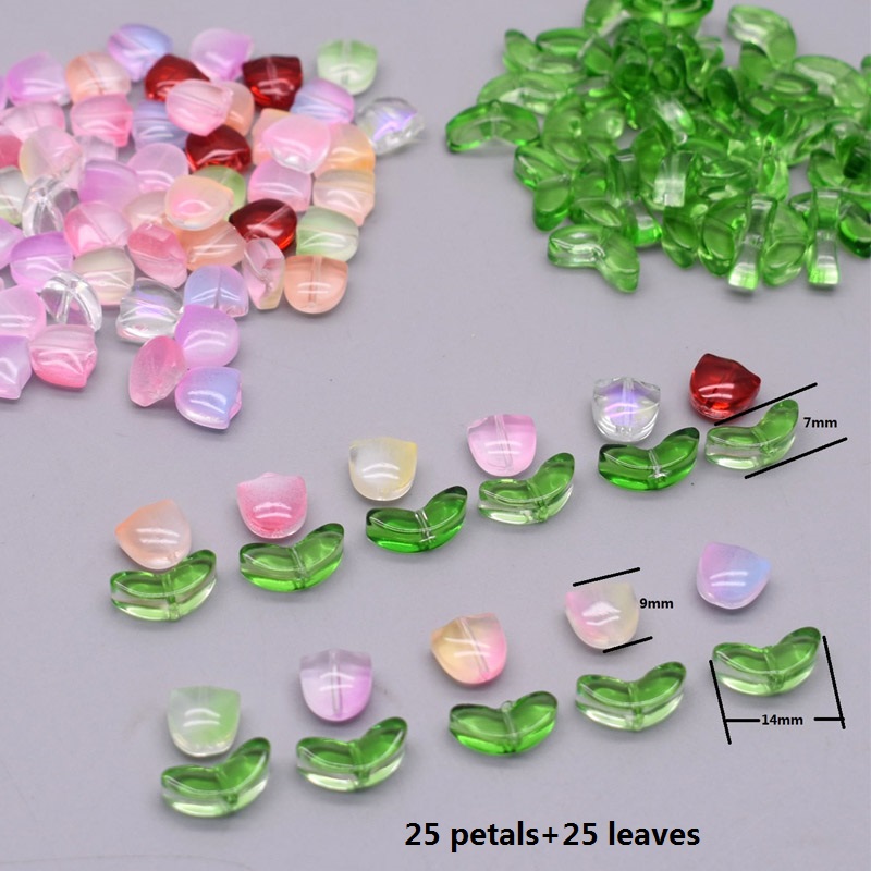 50 stuks 8mm mix kleur ster olifant vis maan bloem kraal tsjechische glas losse kralen voor sieraden maken DIY accessoires handgemaakt: Clear