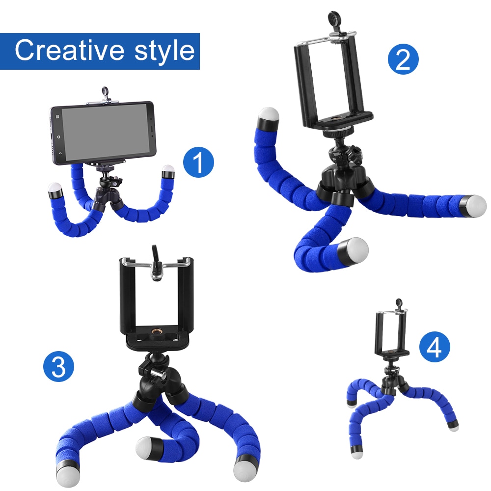 Octopus Flexible Tripod Mobile Phone Holder Bracket for iPhone iPad Camera Monopod Selfie Support Mobile Phone Holder Stand