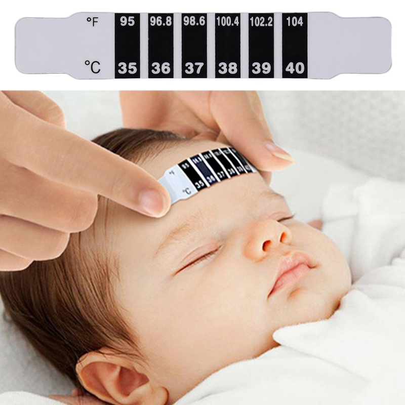 1pcs LCD Temperature Paste Baby LCD Color Changing Thermometer LCD Liquid Temperature Paste Portable Thermometer