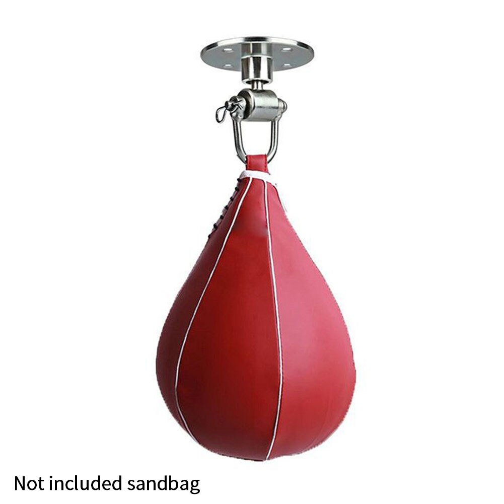 Bokseudstyr sandsække swivel kit gym speed bag stål fitness tilbehør pear punching ball base hook mount