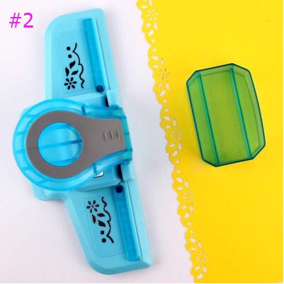 Grote Fancy Grens Embossing Punch Scrapbooking Handgemaakte Rand Apparaat Diy Papier Cutter Craft Perforadora De Papel YH30: No. 2