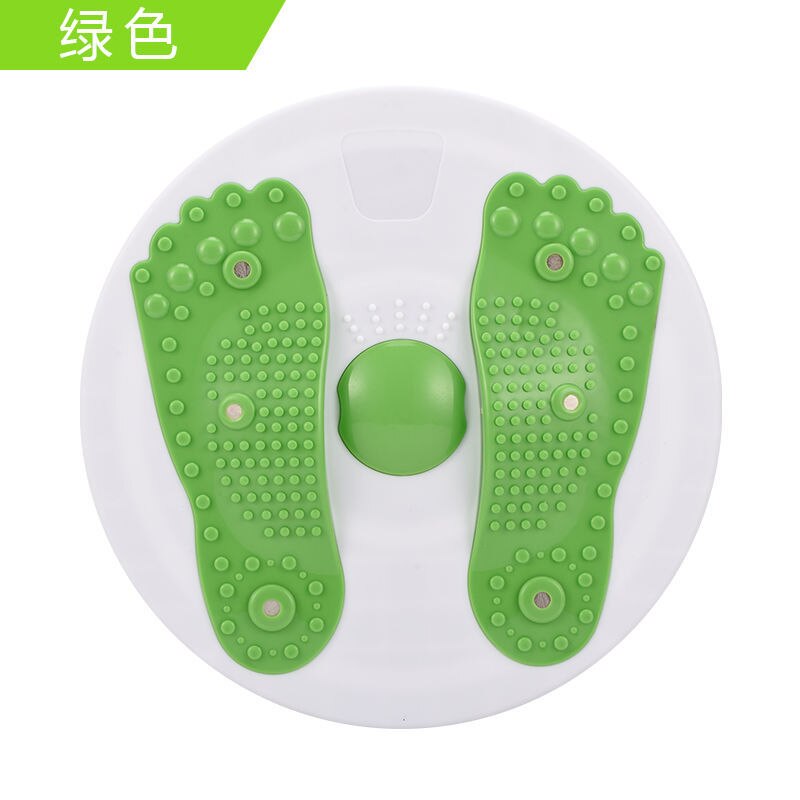 Fitness Waist Twisting Disc Balance Board Fitness Body Building For Sports Magnetic Massage Plate Wobble Waist Twisting Disc: style 2  green